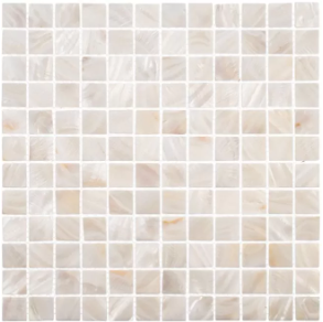 White Shell - basalt tile